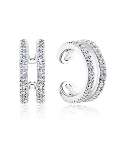 10mm CZ Stones Ear Cuff EC-1148